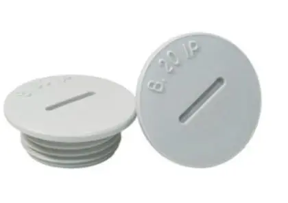 OBO 795820799 OBO stop polystyreen M20 (set 2st) - grijs - prijs per set