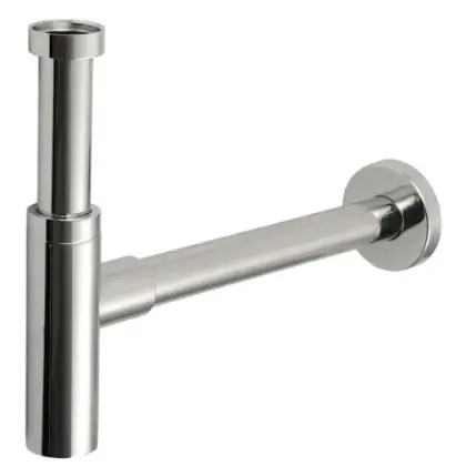 OMP Eleganta bekersifon 5/4 x 32 mm - chroom OMP-710.1355K