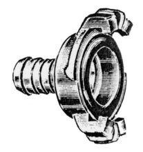 OR 07.20.22 OR Quick messing slangaansluiting met slangnippel 22 mm