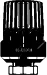Oventrop Radiatorthermostaatknop Oventrop Uni LH M30 x 1,5 grijs 7-28°C 1011467