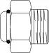 Oventrop Reductiekoppeling 3/8 x 1/2 oventrop 1019351