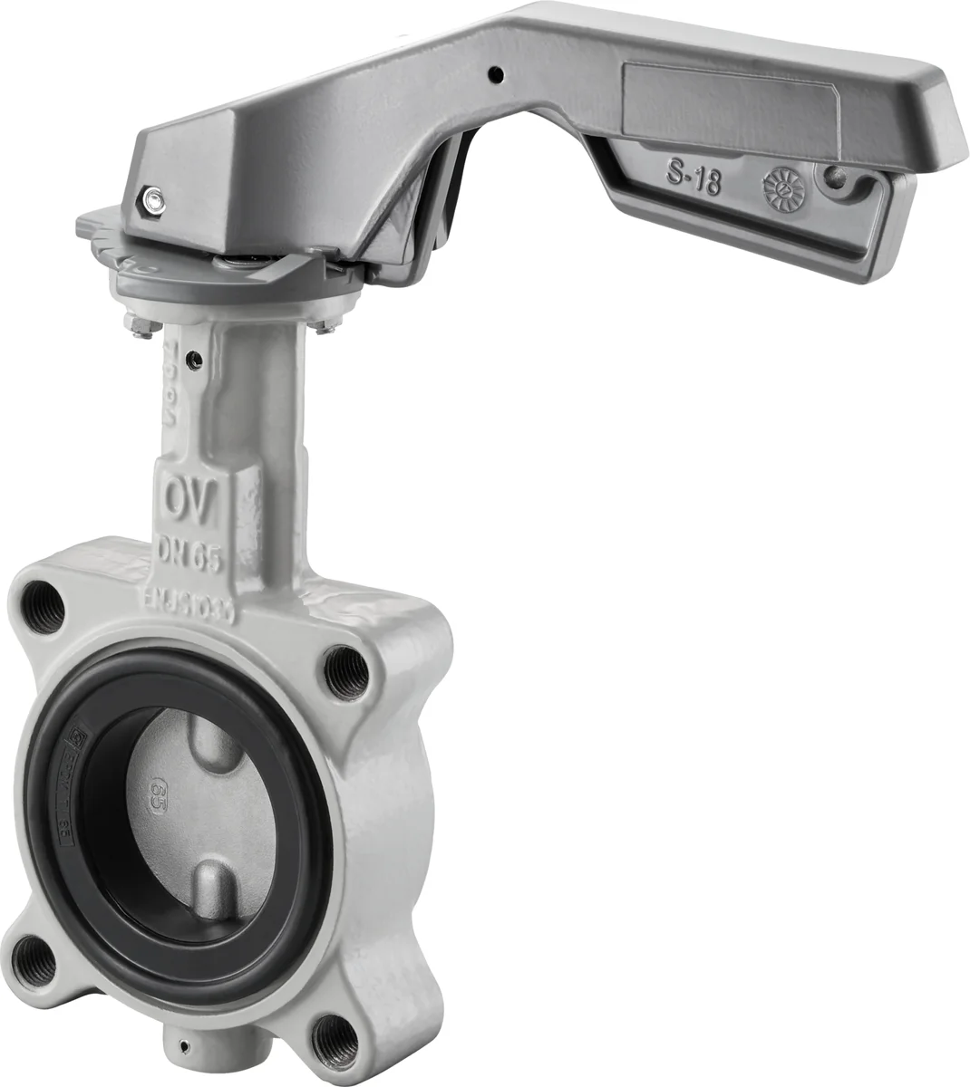 Oventrop Vlinderklep middenflensmodel PN16 met EPDM-dichting DN125 oventrop 1048454