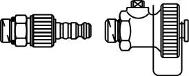 Oventrop Meetnippel + 1 vul-en aftapkraan oventrop type 1060391 1060391
