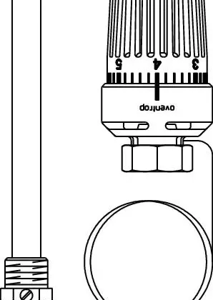 Oventrop Radiatorthermostaatknop Oventrop M30 x 1