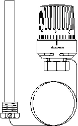 Oventrop Radiatorthermostaatknop Oventrop M30 x 1