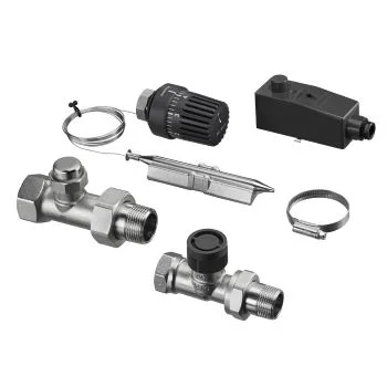 Oventrop Regelset vr vloerverwarming Set 2 120m2 kraan 1/2 /bypass/regelaar/sonde 1144252