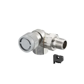 Oventrop Dynamische thermostaatkraan DN10 omgek. haaks L reeks QV oventrop 1183360