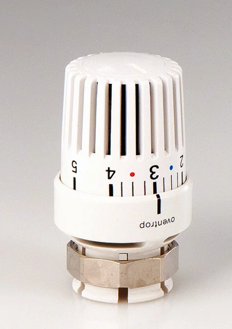 Oventrop Radiatorthermostaatknop Oventrop Uni LDV 34 mm wit 7-28°C 1616575