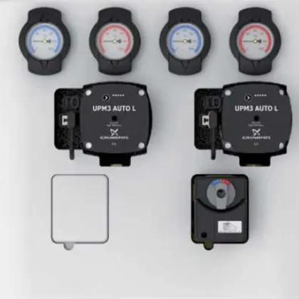 PAW 30.323621GM6 PAW dubbele pompgroep ongemengd/gemengd K31/K32 2x Grundfos Alpha 2 L 15/60