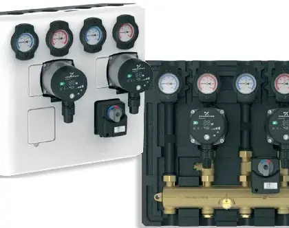 PAW Pompgroep PAW Thermax met ingebouwde circulatiepomp Yonos Para RS 15/6 gemengd verwarmingscircuit DN20 K31/K32 30.323621WY6