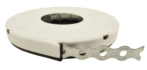 Perfo montageband gegolfd in casette 12 x 0,7 mm (rollengte 10 m) - Galva - prijs per rol POPB12-RO