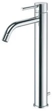 Paffoni LIG085CR EENGREEPS- WASTAFELMENGKRAAN FONTE LIGHT chroom verhoogd model met lediging