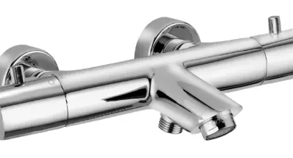 Paffoni LIQ022CR BAD THERMOSTAAT LIGHT chroom zonder handdoucheset