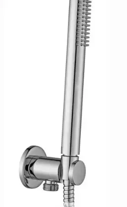 Paffoni ZDUP094CR DOUCHESET PAFFONI - v/inbouwmontage - chroom - m/handdouche flexibel 1