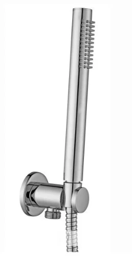 Paffoni ZDUP094CR DOUCHESET PAFFONI - v/inbouwmontage - chroom - m/handdouche flexibel 1