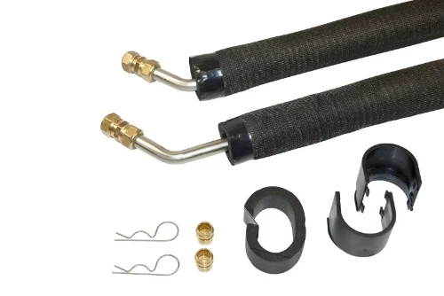 Paradigma gegolfde aansluitset Inox set zonder voeler 08-1867