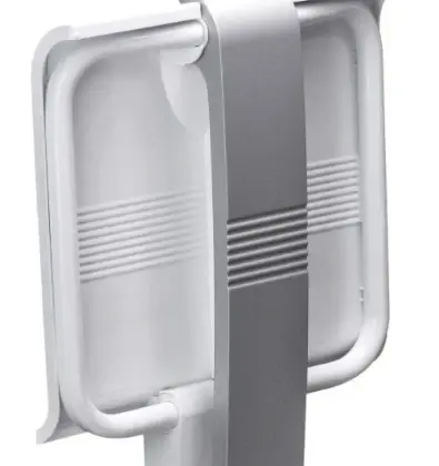 DOUCHE ZITTING PELLET grijs opklapbaar met steun 047731