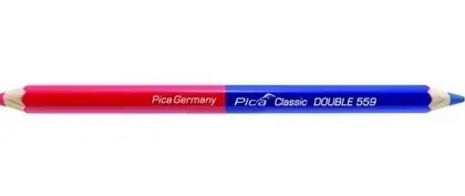Pica PIC55950 Pica Classic universeel potlood 180 mm - blauw/rood