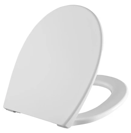 Pressalit 500 Plus toiletzitting - wit - Scharnier inox 1226000-DL7999