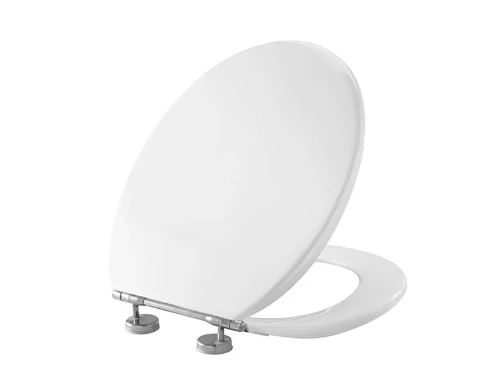 Pressalit Projecta toiletzitting - wit antibacterieel - scharnier BV5 inox 54011-BV5999