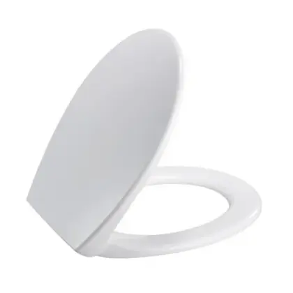 Pressalit 722000-D74999 Pressalit Dania toiletzitting - wit - softclose - scharnier D74 inox