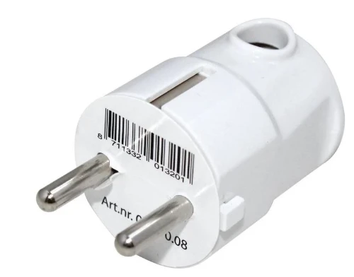 Profile 433900210 Profile stekker haaks 16A - wit
