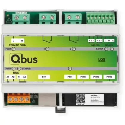 Qbus LUQAS slimme energiemanagement module stand-alone Qbus LQS06SA