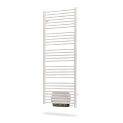 Radson FLED0618ELT Radson Flores ET elektrische handdoekradiator met blower 1807 x 600 - 1250 + 950 W - RAL 9016 verkeerswit