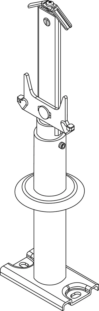 Radson Standconsole vr plint type 22,33 - 44 in chape standaard kleur RAL 9016 radson AZ04BSCS19620300