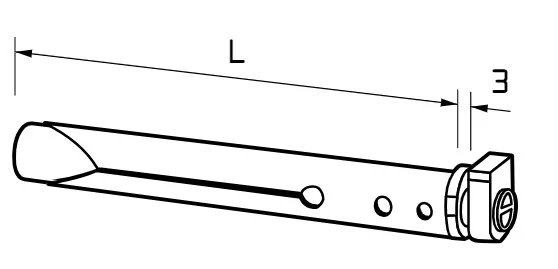 Radson Delta RA spanboorconsole 235 mm radson AZ13DZ9501405000