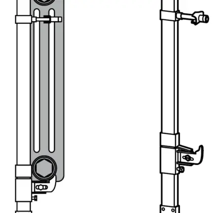 Radson Radson standconsole SK L:610 H:450 RAL 9016 voor delta radiatoren AZ13DZ9522406100