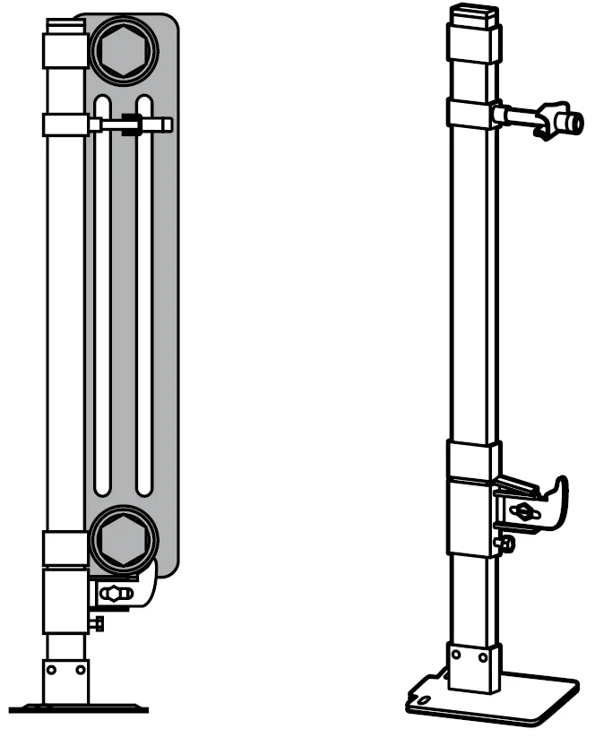 Radson Radson standconsole SK L:610 H:450 RAL 9016 voor delta radiatoren AZ13DZ9522406100