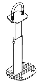 Radson Ringanker-voetconsole 170- 290 mm AZ13DZ9522723000