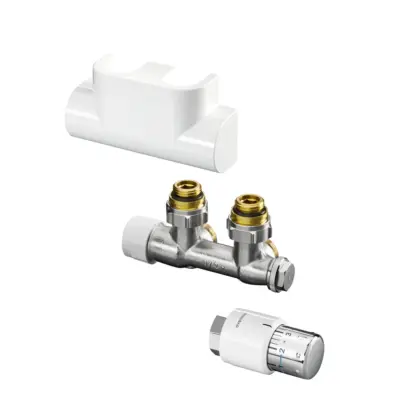 Radson Design ventielset haaks incl. thermostaatkop edelstaal mat radson AZ13TP004800873S0112