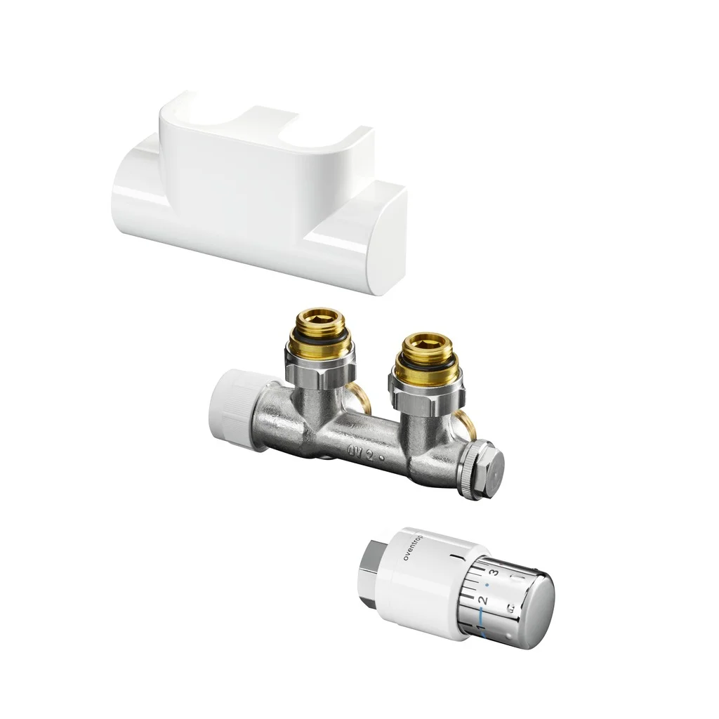 Radson Design ventielset haaks incl. thermostaatkop edelstaal mat radson AZ13TP004800873S0112
