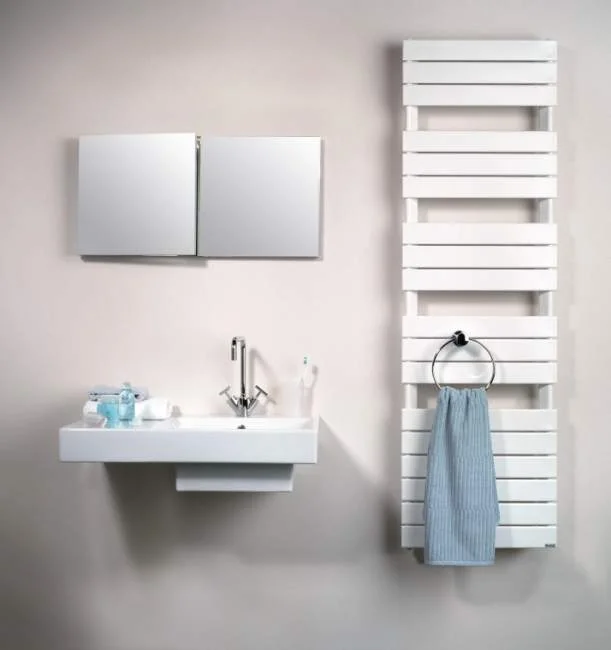 Radson Sierradiator Radson Muna T HxL=1730x800mm turbo wit RAL9016 , aansluiting rechts F8HA01730800S320