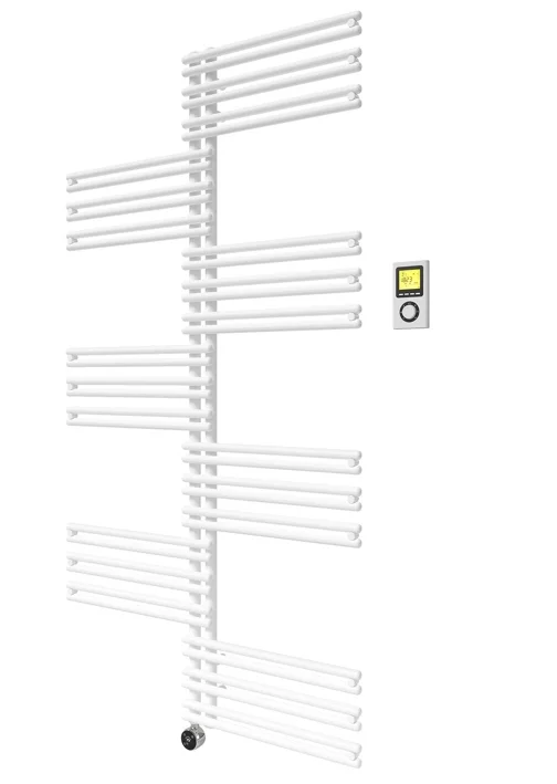 Radson Elektrische sierradiator Radson Figuresse Twist E HxL=1674x910mm 800W wit RAL9016 FLSM016709000N00