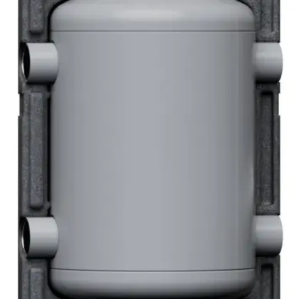 Reflex Buffervat Reflex Storatherm Heat Mini 25 liter staal B Ø360x534mm met isolatie H 25 7352520