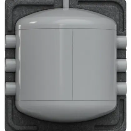 Reflex Buffervat Reflex Storatherm Heat Mini 50 liter staal B Ø490x547mm met isolatie H 50 7352530
