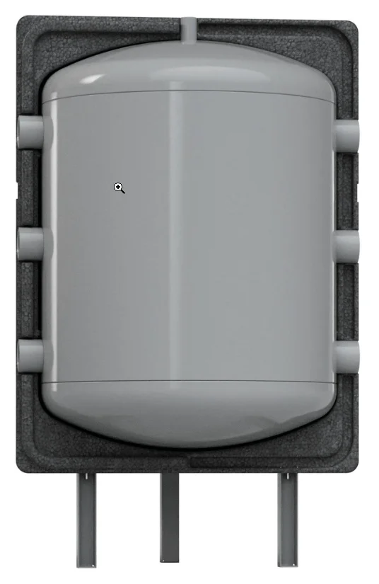 Reflex Buffervat Reflex Storatherm Heat Mini 100 liter staal B Ø560x893mm met isolatie H100 7352550