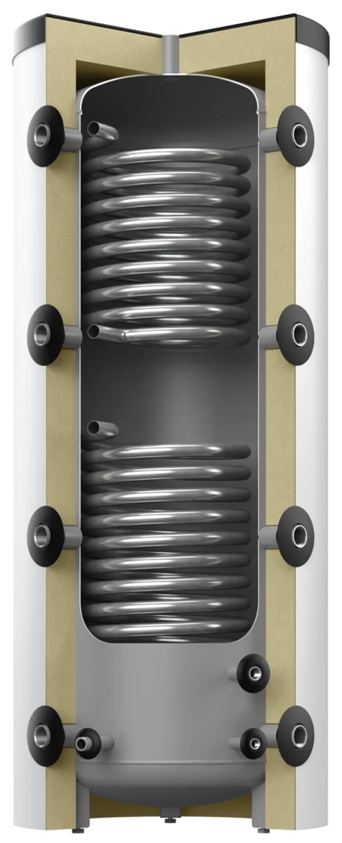 Reflex Buffervat Reflex Storatherm Heat HF 1000 liter staal C Ø990x2115mm met isolatie 1000/2 7837300