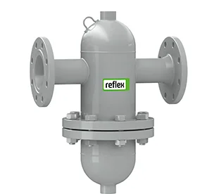 Reflex Vuilafscheider Reflex exdirt D125R DN125 125 flens horizontaal 8252440