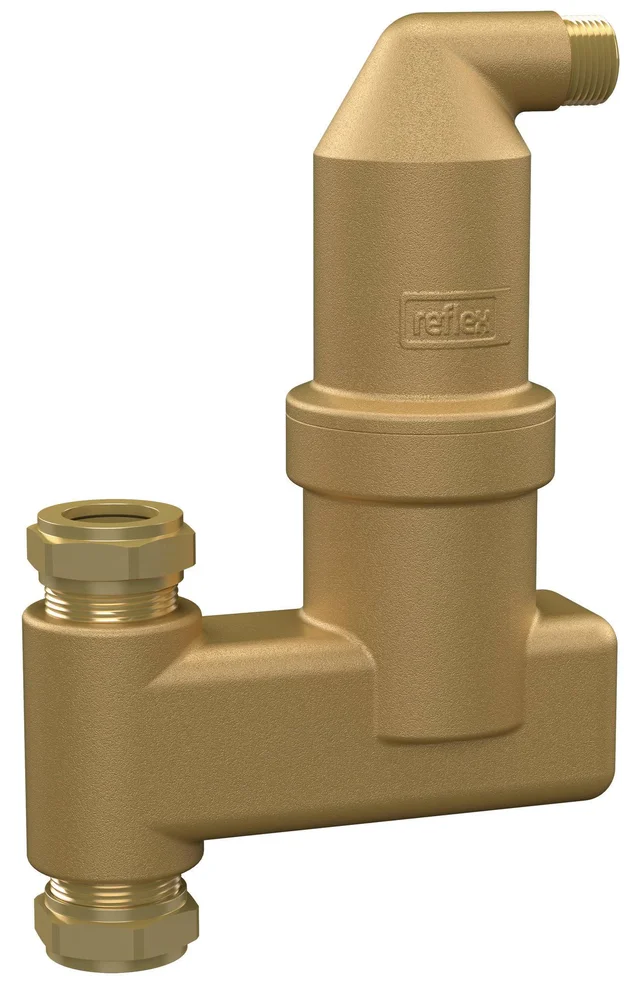 Reflex Luchtafscheider Reflex Exvoid A3/4SV 3/4" 20 binnendraad verticaal 9251710