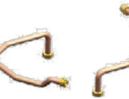 Remeha 100017391 BOILER AANSLUITSET REMEHA set verbinding tussen CTG en onderstaande BS160SL