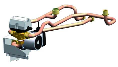Remeha Calora Tower Gas interne pompmodule gemengde cv-kring JA83 7602811