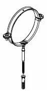 Remeha Ophangbeugel voor wandketel Remeha 844x1200x723mm 7620150