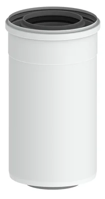 Remeha Concentrische rookgasbuis Remeha kunststof/metaal 80/125mm L500mm wit 7620202