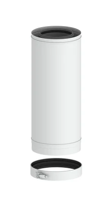 Remeha Concentrische rookgasbuis Remeha kunststof/aluminium 130/200mm L500mm wit 7620227