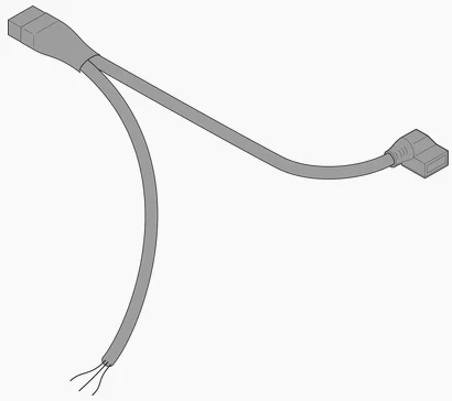 Remeha Set bekabeling rechtstreekse vloerverw. remeha 7624902