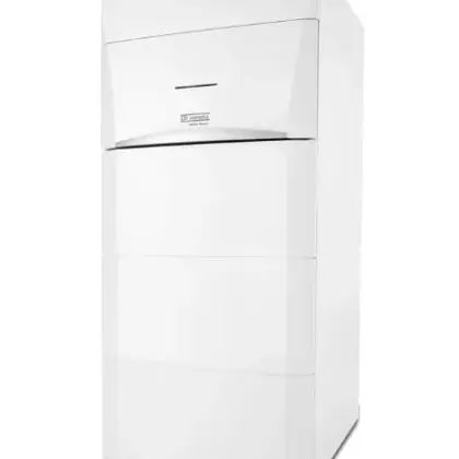 Remeha All-electric warmtepomp (lucht/water) split Remeha Eria Tower Ace E binnenunit 9kW A++ met boiler 177L 1x230V 7787461